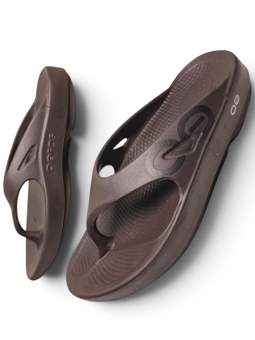 OOFOS OOriginal Recovery Sandals Mocha Womens 7 Mens 5 EU 38